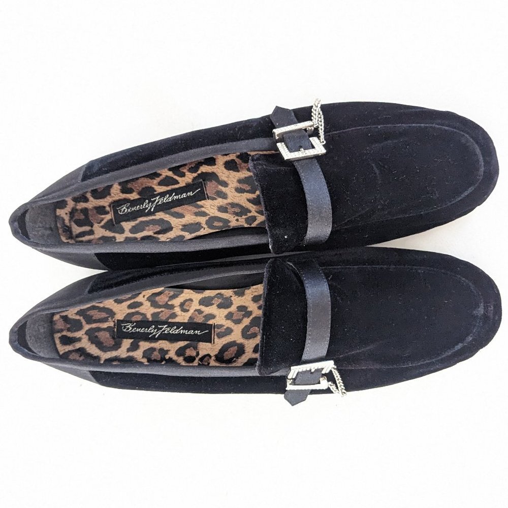 π€ Beverly Feldman Velvet Loafers Size 9 π€ - Picture 12 of 12